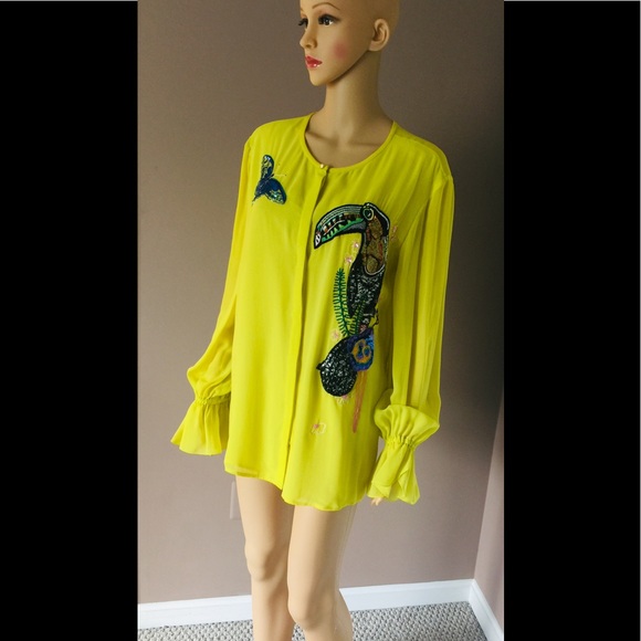 🎉HP🎉Roberto Cavalli Blouse EU42 - Picture 14 of 15